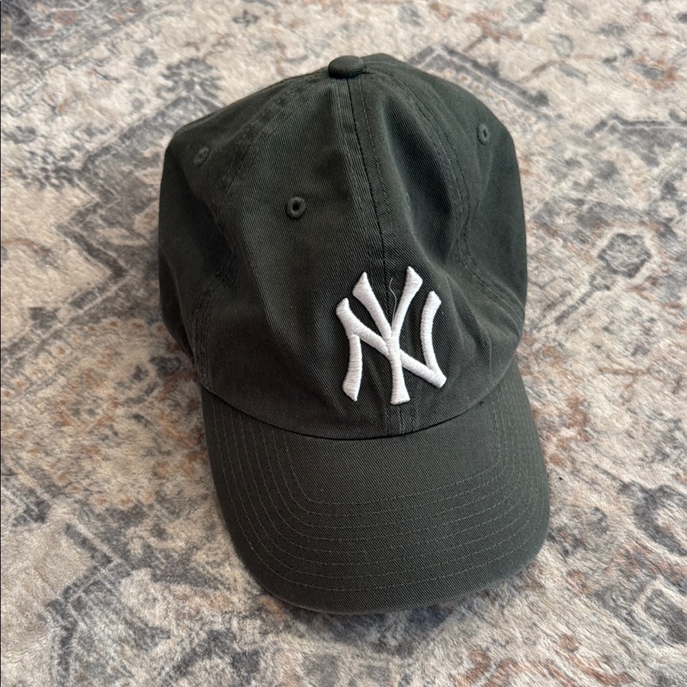 47 Brand Olive Cap with White Emblem
